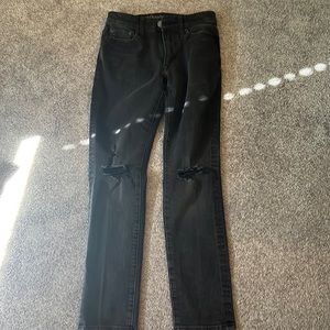 American Eagle Black Ripped Jeans Size 4